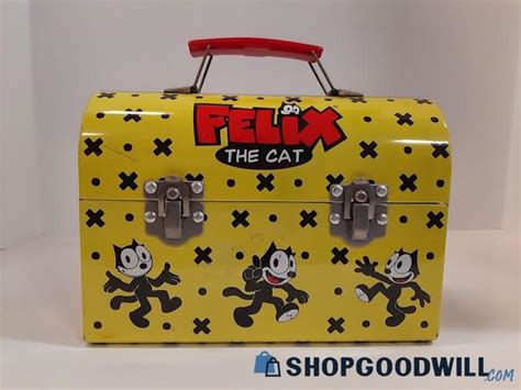 felix the cat metal box|Felix The Cat Metal Lunch Box 1999 .